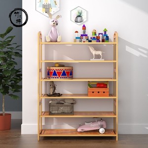 Multi Layer Bamboo Shoe Rack Solid Wood Storage Space Saving Doorway Home Dormitory Living Room Freestanding Small Shoe Cabinet - Product Image 4