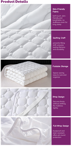 Vente directe usine – <span class=keywords><strong>Protège</strong></span>-<span class=keywords><strong>matelas</strong></span> unisexe 100 % coton, résistant à l'eau, à couverture intégrale, avec sangles, pour hôtels, maisons et hôpitaux - Product Image 5