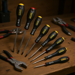 Juego de Destornilladores Stanley Fatmax de 10 Piezas, Herramientas de Precisión Phillips y de Cabeza Plana - Product Image 3