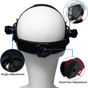 TRQ oscurecimiento automático personalizado soldadura capucha cascos En379 con rango <span class=keywords><strong>de</strong></span> sombra ajustable 9-13 - Product Image 6