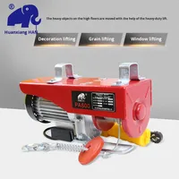 Nouvelle mini palan électrique à câble en acier, levage 220V, télécommande sans fil pour hôtels
