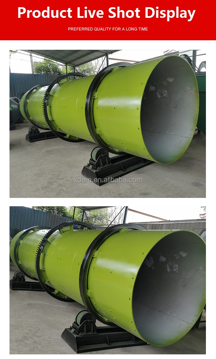 Drum XDEM Organic Fertilizer Granulator 7t/H 33kw 9200*2100*2800
