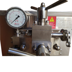 Homogénéisateur haute pression industriel 300/500/1000/2000 <span class=keywords><strong>L</strong></span>/H homogénéisateur de mélange homogénéisateur sous vide machine - Product Image 4