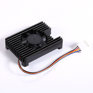 Módulo de Computação <span class=keywords><strong>Raspberry</strong></span> <span class=keywords><strong>Pi</strong></span> CM4 <span class=keywords><strong>4</strong></span> Radiador Dedicado com Ventoinha Velocidade Ajustável PWM Material de Liga de Alumínio Fabricado na China - Product Image 2