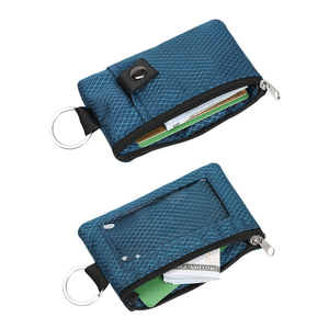 Portefeuille miniature en tissu Oxford avec blocage RFID, porte-cartes multifonctionnel avec porte-clés et cordon <span class=keywords><strong>pour</strong></span> hommes et femmes, idéal <span class=keywords><strong>pour</strong></span> les voyages - Product Image 5
