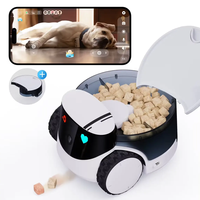Caméra robot pour animaux de compagnie Enabot ROLA PetPal AI avec distributeur de friandises, caméra intelligente mobile 2.5K pour chats et chiens