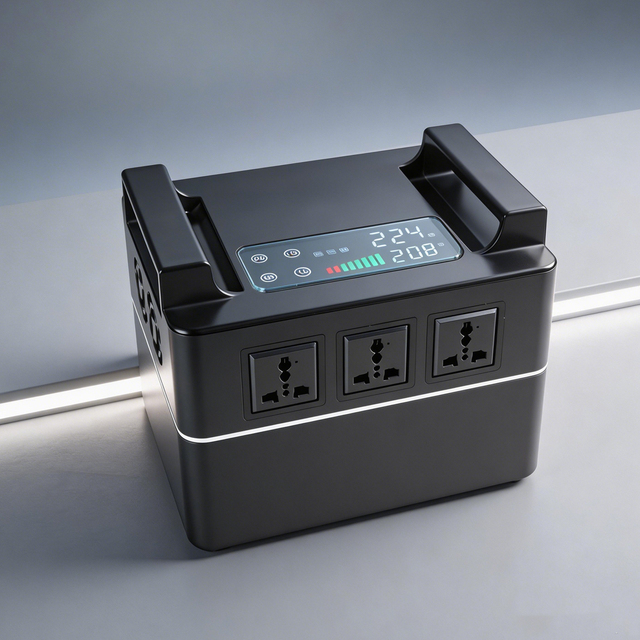 LiFePO4 Portable Power Station Safety Solar Generator 600W Power Bank for Camping