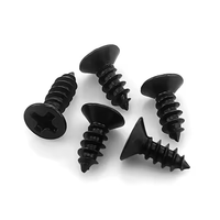 Vis autotaraudeuses en acier noir antirouille de qualité 4.8, tête fraisée Phillips, GB846 M3.5 M3.9 M4.2 M4.8 M5.5 M6.3