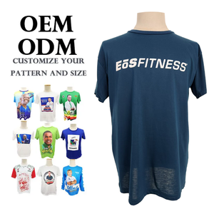 Promotion Advertising Cheap Full Print T Shirt Dropshoulder Custom T-Shirts for Men