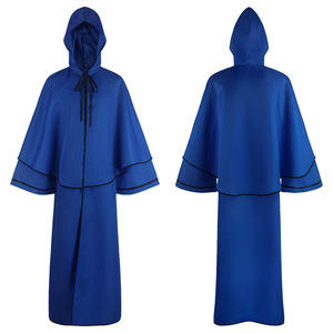 Disfraz de Túnica con Capucha, 5 Colores, Capa de Manga Larga, Traje de Monje, Cosplay, Juego de Roles, Ropa de Anime - Product Image 2