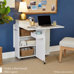 Meilleur choix de produits : <span class=keywords><strong>Table</strong></span> à manger pliante moderne pour hôtel, multifonctionnelle, gain de place, pliable, <span class=keywords><strong>avec</strong></span> extension à rabat, bureau <span class=keywords><strong>avec</strong></span> roulettes 3 - Product Image 3