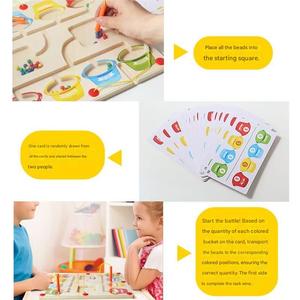 ของเล่นไ<span class=keywords><strong>ม</strong></span>้เสริมพัฒนาการแบบมอนเตสซอรี่ บอร์ดแ<span class=keywords><strong>ม</strong></span>่เหล็กเขาวงกต ฝึกการเรียงสี ฝึกคณิตศาสตร์ นับเลข เก<span class=keywords><strong>ม</strong></span>เล่นสองคน - Product Image 5