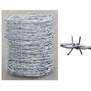 Safety Wholesale Cheap Galvanized PVC <b>Coated</b> High Quality Stainless Steel Factory Green Airport Farm Barbed <b>Wire</b> <b>Fence</b> Rot Proof - Product Image 3
