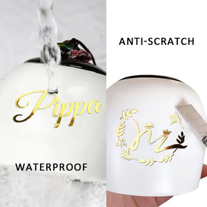 高品质uv转印自粘纸铝箔材料logo定制转印标签 - Product Image 5