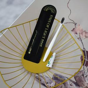 Rays Of Light Disposable Toothbrush Set With Toothpaste Soft Bristles For Hotel Guest Use - Product Image 1