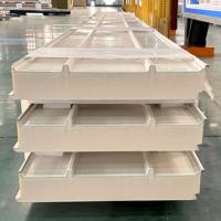 Panneaux sandwich PIR haute densité pour chambre froide, ignifuges, étanches, isolation thermique pour murs extérieurs, toitures et entrepôts