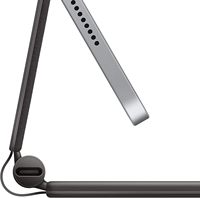 Clavier Magique en Alliage d'Aluminium Anodisé avec Connecteurs Pogo, Étui Clavier Rétroéclairé Blanc à 5 Rangées pour iPad Pro 11 Pouces et iPad Air 10,9 Pouces