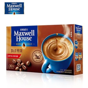 <span class=keywords><strong>Café</strong></span> Instantané <span class=keywords><strong>Maxwell</strong></span> Espresso 30 Bar Trois-en-Un, Nouilles Moelleuses aux Saveurs Chocolat et Sucre, Goût Amer, Boîte de 390g - Product Image 4