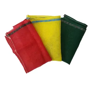 厂家批发25千克30千克红色黄绿色网眼洋葱包装袋