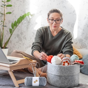 Hilo de Cuero Sintético Mate de 200g para Tejer Bolsos a Mano, Hilo de Camiseta para Tejer Bolsos Hechos a Mano, Venta al Por Mayor - Product Image 2