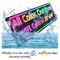 Letrero LED RGB P10 para Exteriores, Pantalla LED P10 Desplazable, Pantalla Publicitaria a Todo Color, Pantalla LED con Texto en Movimiento