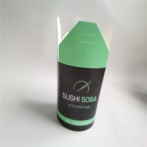 Caja de fideos de 16 oz 26 oz 32 oz para comida para llevar, tazón de sopa de ensalada con tapa laminada mate con embalaje de fideos para <span class=keywords><strong>sushi</strong></span> sabroso en movimiento - Product Image 6