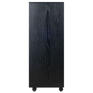 DB Halifax 5-<b>Drawer</b> Tall <b>Storage</b> Cabinet <b>Black</b>-Elegant Organizer - Product Image 3