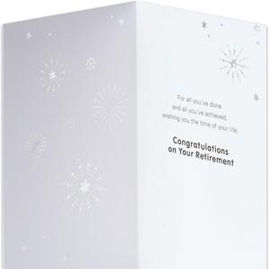 Tarjeta de Felicitación para Jubilación, Tarjetas Divertidas para Retirados, Mujeres, Hombres, Compañeros de Trabajo, Mensaje de Despedida, Papel Recubierto Dorado - Product Image 4