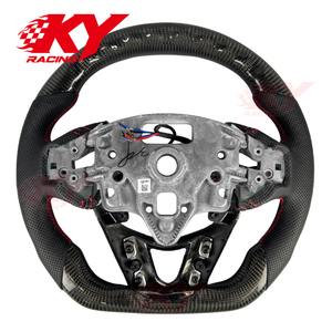 Volante Deportivo Personalizado con Pantalla LED de Fibra de Carbono para Cadillac CT4 CT4-V CT5 CT5-V 350T XT4 Blackwing CTS ATS, con Opción de Calefacción - Product Image 4