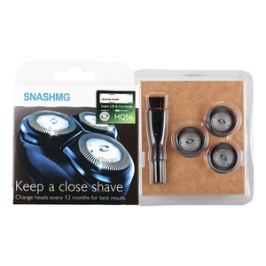 Para <span class=keywords><strong>Philips</strong></span> Shaver Compatible HQ56 Head Razor Blade Parts Acero inoxidable <span class=keywords><strong>75</strong></span> cuchillas incluidas para modelos HQ902 HQ912 HQ906 HQ66 - Product Image 1