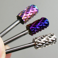 Fraise à ongles professionnelle 4XC 5XC en carbure de silicium de 3/32'' pour l'élimination de la poudre, accessoires de manucure, prix de gros