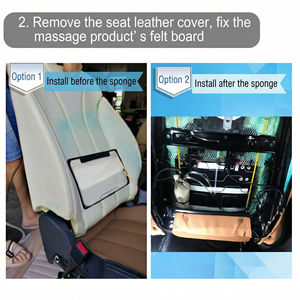 Kit de modification de siège de <span class=keywords><strong>voiture</strong></span> avec support lombaire pneumatique réglable dans 4 directions, universel pour tous les véhicules, avec réduction - Product Image 6