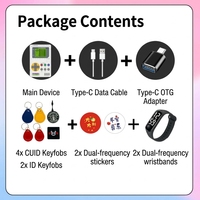 Simulateur de 16 cartes IC+ID 125K 13.56MHZ Pro Ultra Amiibo à glissement illimité avec fonction de détection