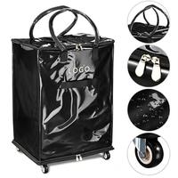 Sac de courses à roulettes grande capacité imperméable personnalisé avec chariot de courses intégré