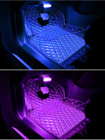 Lumière ambiante de voiture avec capteur tactile, éclairage LED intérieur du coffre, lampe de lecture OLIVER, modèle compatible 001 VW GOL IV 5V 2W 2005-2010