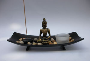 Commercio all'ingrosso di alta qualità in resina giapponese Zen Sand Garden Mini Zen Garden Kit per la decorazione del tavolo della casa dell'ufficio - Product Image 4