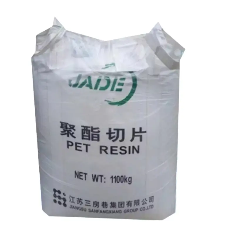 中国供給ポリエステルチップペットボトルグレードチップバージン顆粒翡翠ペット樹脂Iv0.80