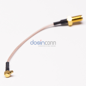 สายเคเบิล RF แบบ Pigtail ชนิด RG316 ความต้านทาน 50 โอห์ม หัวต่อ <span class=keywords><strong>RP</strong></span> SMA ตัวเมียแบบตรง ไปยัง MMCX ตัวผู้แบบมุมฉาก สำหรับเราเตอร์ WiFi - Product Image 2