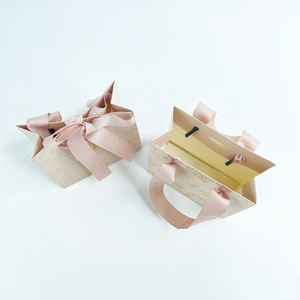 Bolsas de Papel Mini de Lujo con Lámina Dorada, Bolsas de Regalo Pequeñas Personalizadas con Lazo para Joyería de Marca y Embalaje de Regalos Cosméticos - Product Image 6