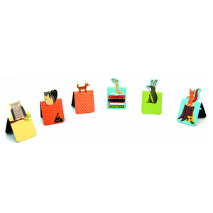 Marque-pages magnétiques à motif animal, aimants de réfrigérateur, pinces à papier durables et imperméables pour enfants, prix usine personnalisé pour le bureau - Product Image 4