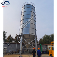Silo à ciment galvanisé robuste de 50 à 1000 tonnes |   Silo de stockage de ciment à longue durée de vie pour chantier de construction