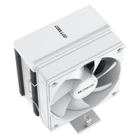 COOLLEO CL-B40S-LITE-H Pendingin Udara untuk Casing Komputer Gaming Generasi ke-14 Core I3-i7 LGA115X/1200/1700/1851 AM4/AM5 TDP 200W