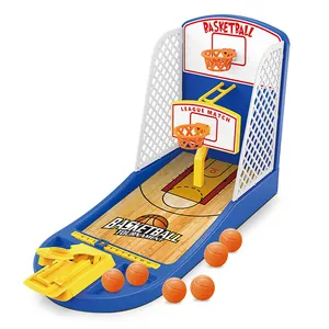 Manufacturer Relieve Anti Stress Educational Toys Table Board Game Plastic Finger Basketball Shooting Toy For Kids