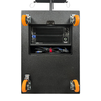 Kit de sonorisation professionnel étanche Thinuna AWM-L2.10-DWP, système de sonorisation portable haute puissance avec enceinte Line Array 10 pouces + caisson de basses 18 pouces