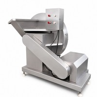 Nouvelle machine à planer la viande congelée et le bœuf en acier inoxydable, automatique, haute capacité 600-1000 kg/h, design portable