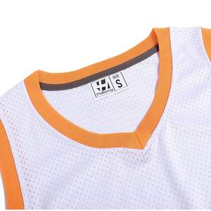 Pullonsy hommes col en V maille athlétique basket-ball maillot Hip Hop sport débardeur pour les fans - Product Image 6