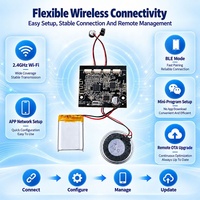 Module vocal IA embarqué PCBA avec WiFi, BLE, chargement Type-C, Q&A et OTA pour les usines d'électronique grand public