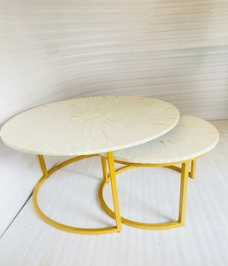 โต๊ะกาแฟทำจากไม้แบบเรียงซ้อนได้เฟอร์นิเจอร์ตกแต่งบ้านกาแฟแบบพรีเมี่ยม - Product Image 1