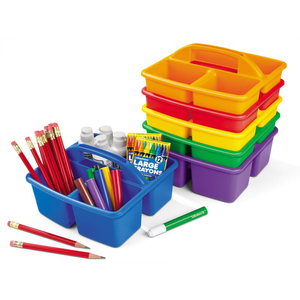 ESD Colorful Utility <strong>Tool</strong> Plastic School Supplies Desk <strong>Caddy</strong> With Handle - Product Image 5