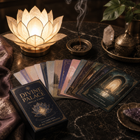 Cartes à collectionner personnalisables DIVINE PALACE en carton épais avec finition vernie pour usage familial, écologiques et durables